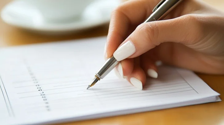Writing a checklist